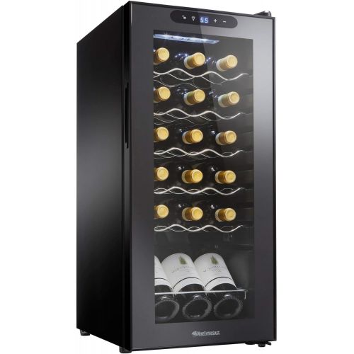  [아마존베스트]Wine Enthusiast 18-Bottle Single Zone Compressor Wine Cooler