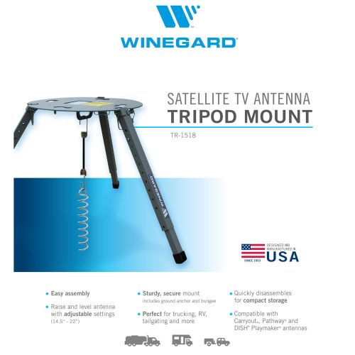  Winegard TR-1518 Carryout Tripod Mount