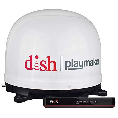  [아마존베스트]Winegard PL7000R Dish Playmaker Portable Antenna with Wally HD Satellite Receiver Bundle