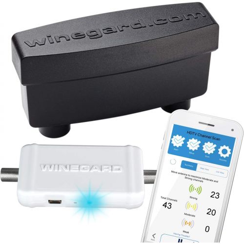  [아마존베스트]Winegard Boost XT Pro - Outdoor Ultra-Low Noise Preamplifier + Integrated Channel Finder