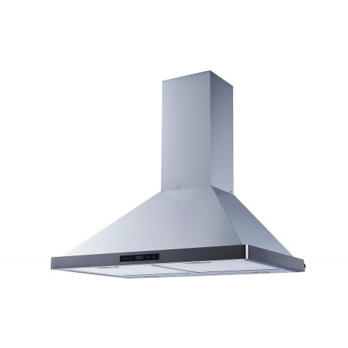  Winflo 30 Wall Mount Stainless Steel Convertible Kitchen Range Hood with 450 CFM Air Flow, Touch Control, Aluminum Filters and LED Lights