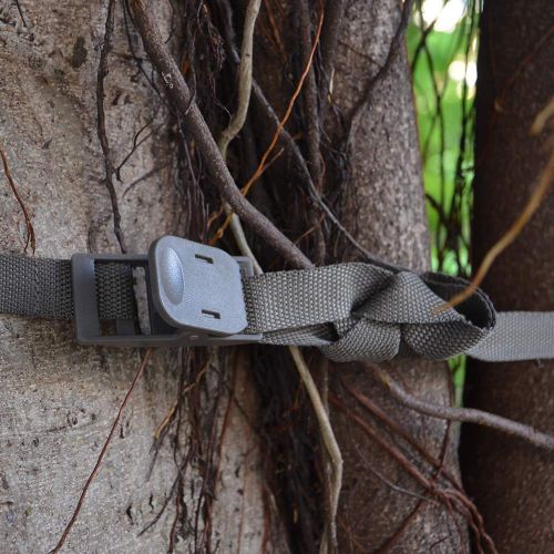  WingHome Wildlife Trail Camera Mounting Straps, Nylon Fiber Straps, Dark Olive 4PCS