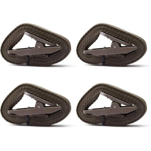  [아마존베스트]WingHome Wildlife Trail Camera Mounting Straps, Nylon Fiber Straps, Dark Olive 4PCS