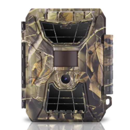  WingHome Trail Camera, 24MP 1080P Game Camera No Glow Infrared Night Camera for Wildlife Waterproof with Color LCD Display Motion Activated Camera for Wildlife Monitoring Photograp