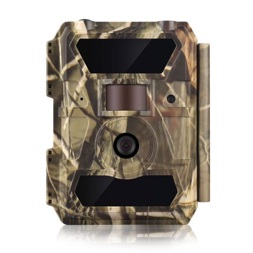  WingHome Trail Camera, 1080P 12M Night Cameras for Wildlife with Night Vision No Glow Infrared Outdoor Wildlife Camera Motion Activated Waterproof Hunting Camera for Home Backyard