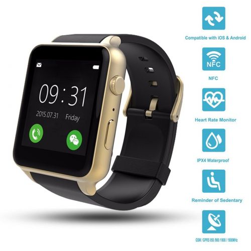  Wingtech Bluetooth Wireless GT88 Smart Watch Pedometer Activity Tracker Heart Rate Monitor Watch...