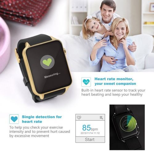  Wingtech Bluetooth Wireless GT88 Smart Watch Pedometer Activity Tracker Heart Rate Monitor Watch...