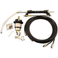 Woqi ZA0301 Outboard Hydraulic Steering Kit With Helm Pump, Hydraulic Cylinder and Tubing