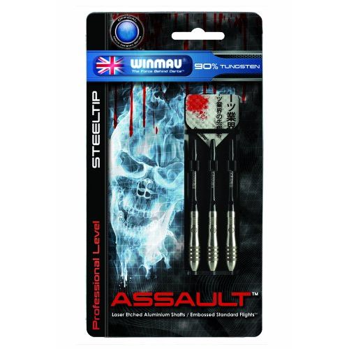  Winmau Assault 90% Tungsten Professional Level Steel Tip Darts