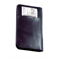 Winn International Cowhide Nappa Leather Passport Travel Organizer Color: Black, Closure: No Magnetic Snap