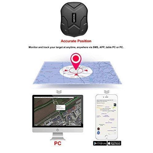  Winnes TKSTAR GPS Tracker Car TKMARS GPS Tracker with Strong Magnet GPS Locator 3 Months Standby in Real Time GPS/GPRS/GSM Tracker Anti-Theft Device for Vehicle Cars Motorcycle Truck GPS