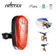 Winnes TKSTAR GPS Tracker Designed for Bicycle Small Vehicles Hidden Real-time Track Long Standby SIM Card GPS GSM GPRS Tracking Devices with LED Tail Light Lifetime Free Platform - TK906