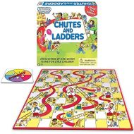Classic Chutes And Ladders with 1970's Artwork by Winning Moves Games USA for Children Ages 3 and Up, Preschool Games for 2-4 players (1195)