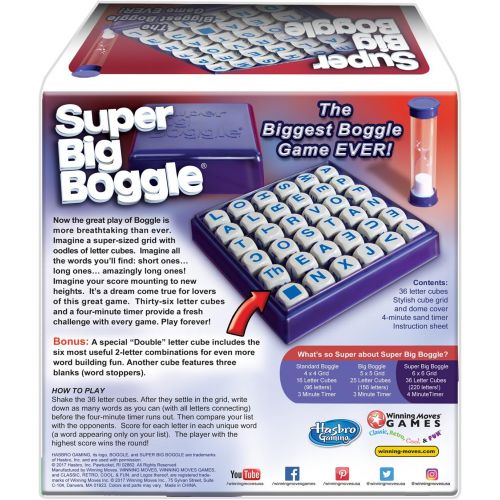  Super Big Boggle & Winning Moves Games Big Boggle, The Classic Edition