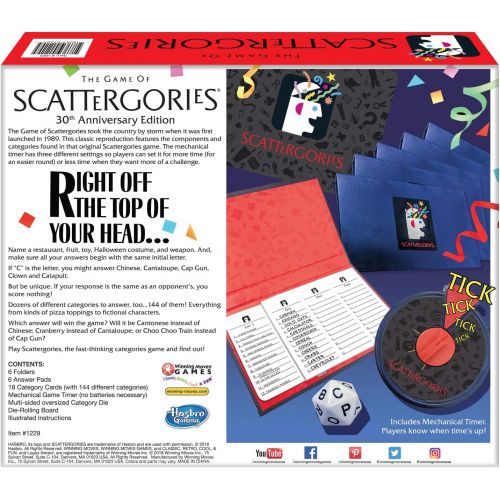  Winning Moves Games Winning Moves Scattergories 30th Anniversary Edition, Brown