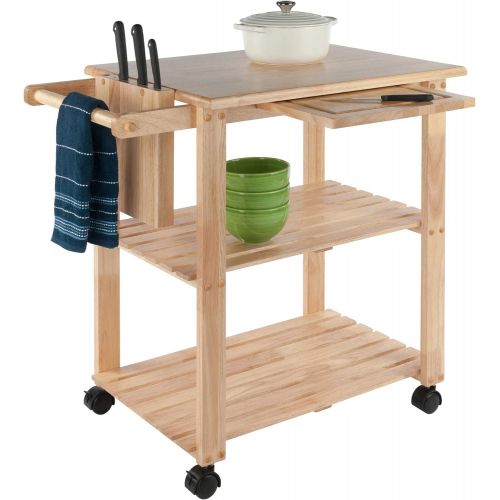  Winsome Wood Mario Kitchen, Natural