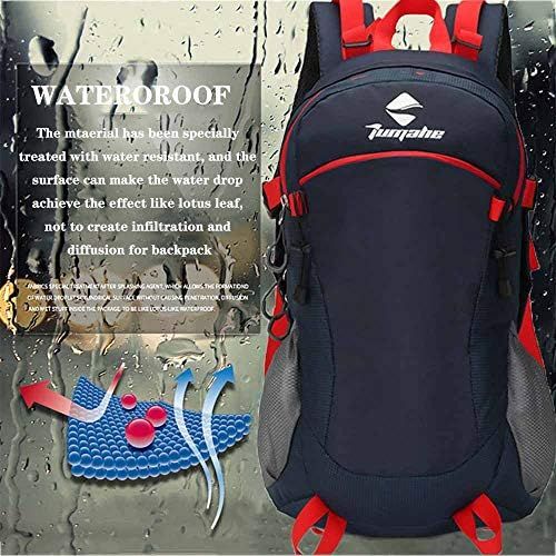 WintMing 45L Hiking Backpack Outdoor Travel Daypack Waterproof Backpacking Backpack for Camping Traveling Climbing Cycling (Navy): Sports & Outdoors