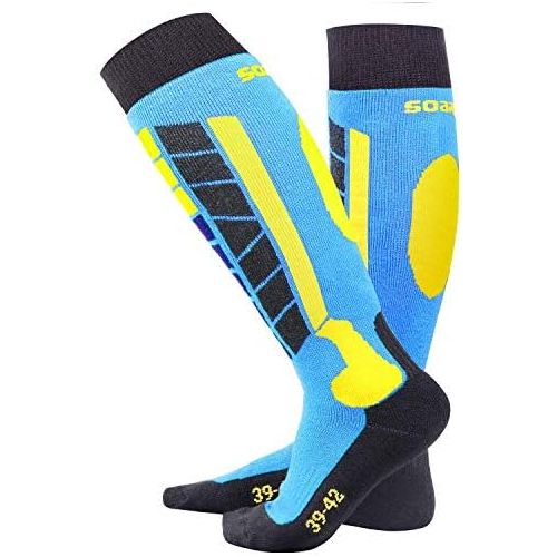  [아마존베스트]Rain Bingo Winter Ski Socks，Kids Snowboard Warm Hiking Knee Socks Over The Calf OTC High Performance for Girls and Boys