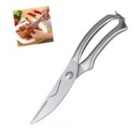 Winterflat Heavy Duty Stainless Steel Multi-functional Kitchen Scissors Poultry Shears with Safety Lock