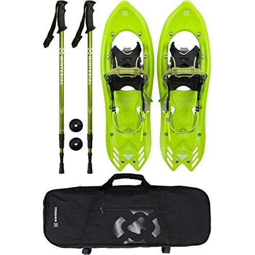  [아마존베스트]Winterial Yukon Snowshoes 25 Inch Lightweight All Terrain Womens and Mens Snow Shoes with Carry Bag and Adjustable Poles