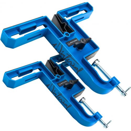  [아마존베스트]Winterial Ski and Snowboard Vise - Set of Two Non-Slip Vice Grips with Horizontal and Vertical Working Positions for Tuning, Repair and Waxing/Rubber Ski Brake Retainers and Secure