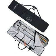 [아마존베스트]Winterial Rolling Double Ski Bag Travel Bag with 5 Storage Compartments and Reinforced Double Padding Perfect for Road Trips and Air Travel/Fits 2 Sets of Skis
