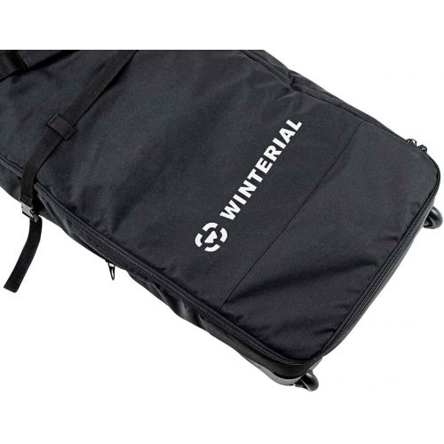  [아마존베스트]Winterial Rolling Double Ski Bag Travel Bag with 5 Storage Compartments and Reinforced Double Padding Perfect for Road Trips and Air Travel/Fits 2 Sets of Skis