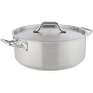 Winware Stainless Steel 15 Quart Brasier with Cover