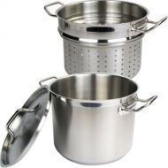 Winware Stainless 20 Quart SteamerPasta Cooker with Cover