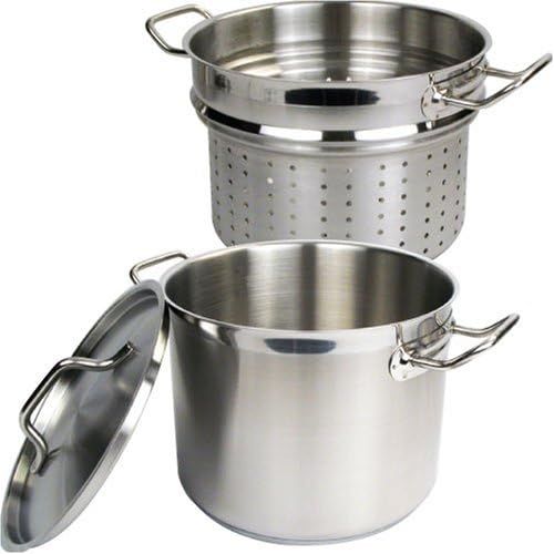  Winware Stainless 20 Quart SteamerPasta Cooker with Cover