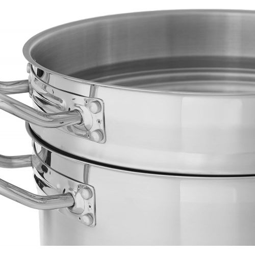  Winware Stainless 20 Quart SteamerPasta Cooker with Cover