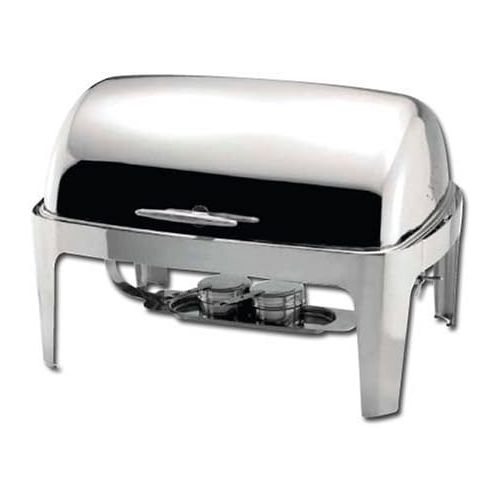  Winware Madison 8qt Full-size Chafer, Roll-top, SS, Heavyweight