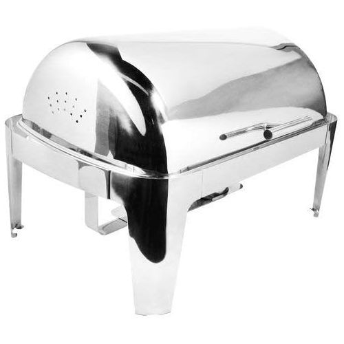  Winware Madison 8qt Full-size Chafer, Roll-top, SS, Heavyweight