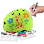 Wipeout Dry Erase Kids Helmet for Bike, Skate, and Scooter