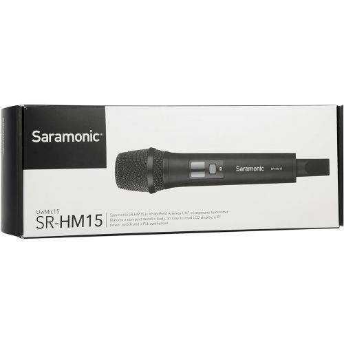  Saramonic SR-HM15 16-Channel VHF Wireless Handheld Microphone with Integrated Transmitter for the UWMIC15 Wireless System