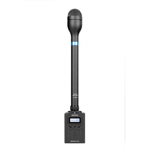  Movo WXLR8 48-Channel UHF Wireless XLR Plug-in Microphone Transmitter for the WMIC80 Wireless System