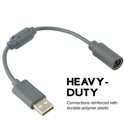  Wiresmith USB Breakaway Trip Cable Cord Adapter for Xbox 360 Wired Controller