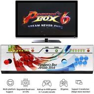 [아마존베스트]Wisamic Real Pandoras Box 6 Arcade Game Console - Add Additional Games, Support 3D Games, with Full HD, Games Classification, Upgraded CPU, Support PS3 PC TV 2 Players, No Games In