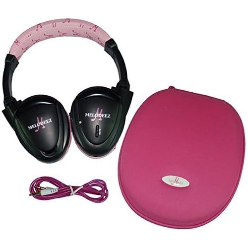  [아마존베스트]Wisconsin Auto Supply MDZHP-FF-P-(1) Pink Wireless Headphone (2 Channel Fold Flat DVD Player with Case and 3.5 mm Auxiliary Cord)