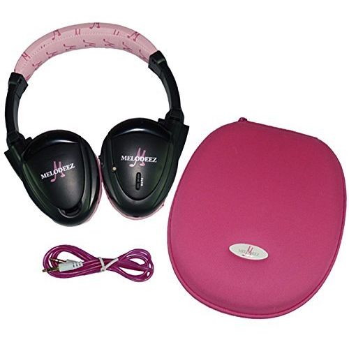  [아마존베스트]Wisconsin Auto Supply MDZHP-FF-P-(1) Pink Wireless Headphone (2 Channel Fold Flat DVD Player with Case and 3.5 mm Auxiliary Cord)