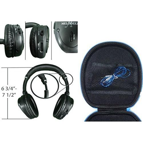  [아마존베스트]Wisconsin Auto Supply MDZHP-FF-P-(1) Pink Wireless Headphone (2 Channel Fold Flat DVD Player with Case and 3.5 mm Auxiliary Cord)