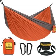 Wise Owl Outfitters Camping Hammock - Portable Hammock Single or Double Hammock Camping Accessories for Outdoor, Indoor w/ Tree Straps