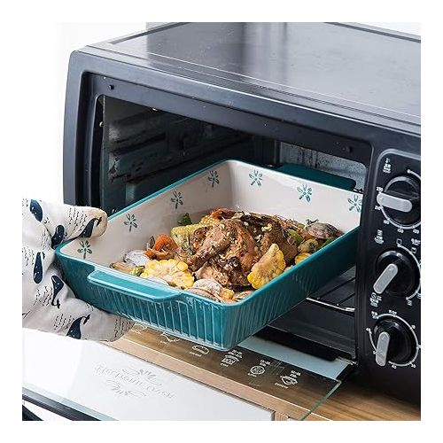  Wisenvoy Baking Dish Casserole Dish Ceramic Casserole Dishes For Oven Lasagna Pan Bakeware Sets Baking Dish Set