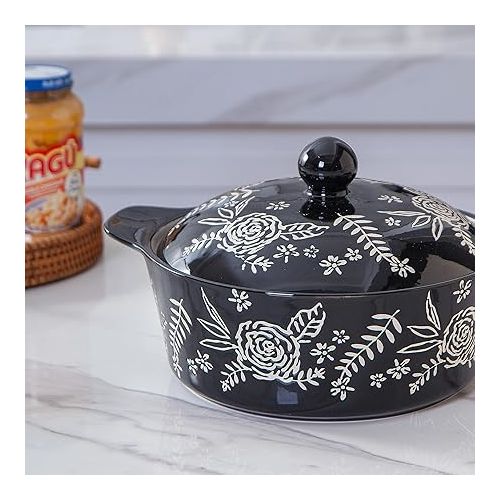  Wisenvoy Casserole Dish With Lid Casserole Dish Casserole Dishes For Oven Baking Dishes For Oven Ceramic Pots Baking Dish