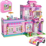 WishaLife Friends Star House Toy Building Blocks Set for Girls Age 6-12, Creative Birthday Christmas Toys Gift for Kids 6+ Year Old (789 Pieces)