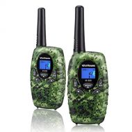 [아마존핫딜]Wishouse Walkie Talkie Kinder, PMR Funkgerate Set mit VOX LCD-Display, 8 Kanale Walky Talky Kinder Geschenke, Spy-Gear Spielzeuge Walki Talki fuer Kinder/Erwachsene (M880 2er Set)