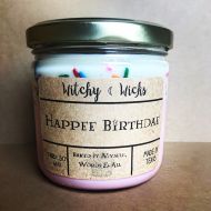 WitchyWicksCandleCo Happee Birthdae 100% Soy Wax Candle