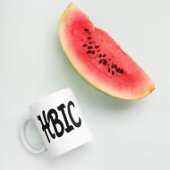 WitticismsRus HBIC coffee mug, HBIC, head b*tch in charge, rude mug, boss coffee mug, novelty mug, gifts for her, statement mug, funny mugs, in charge