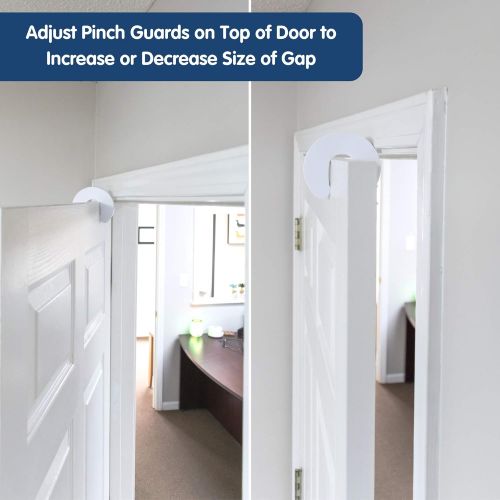  [아마존베스트]Wittle Finger Pinch Guard - 4pk. Baby Proofing Doors Made Easy with Soft Yet Durable Foam Door Stopper. Prevents Finger Pinch Injuries, Slamming Doors, and Child or Pet from Gettin