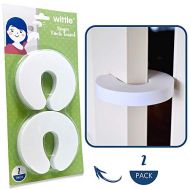 [아마존베스트]Wittle Finger Pinch Guard - 2pk. Child Proofing Doors Made Easy with Soft Yet Durable Foam Door Stopper. Prevents Finger Pinch Injuries, Slamming Doors, and Baby or Pet from Gettin